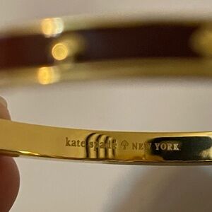Kate Spade Gold and Brown Bangle